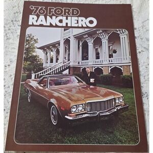 1976 Ford‎ Ranchero Brochure Original Vintage Sales Literature Car Truck